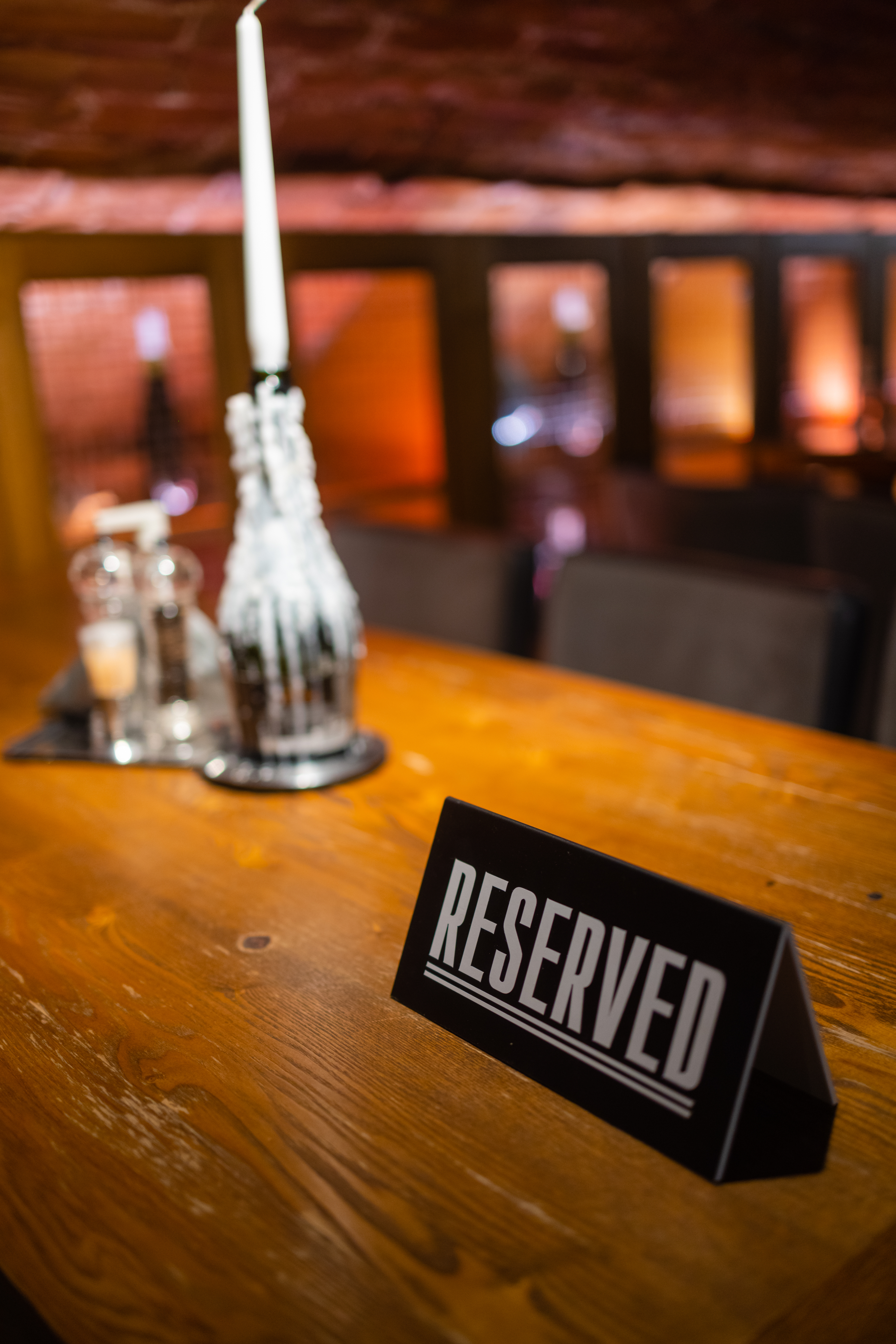 Reserved table