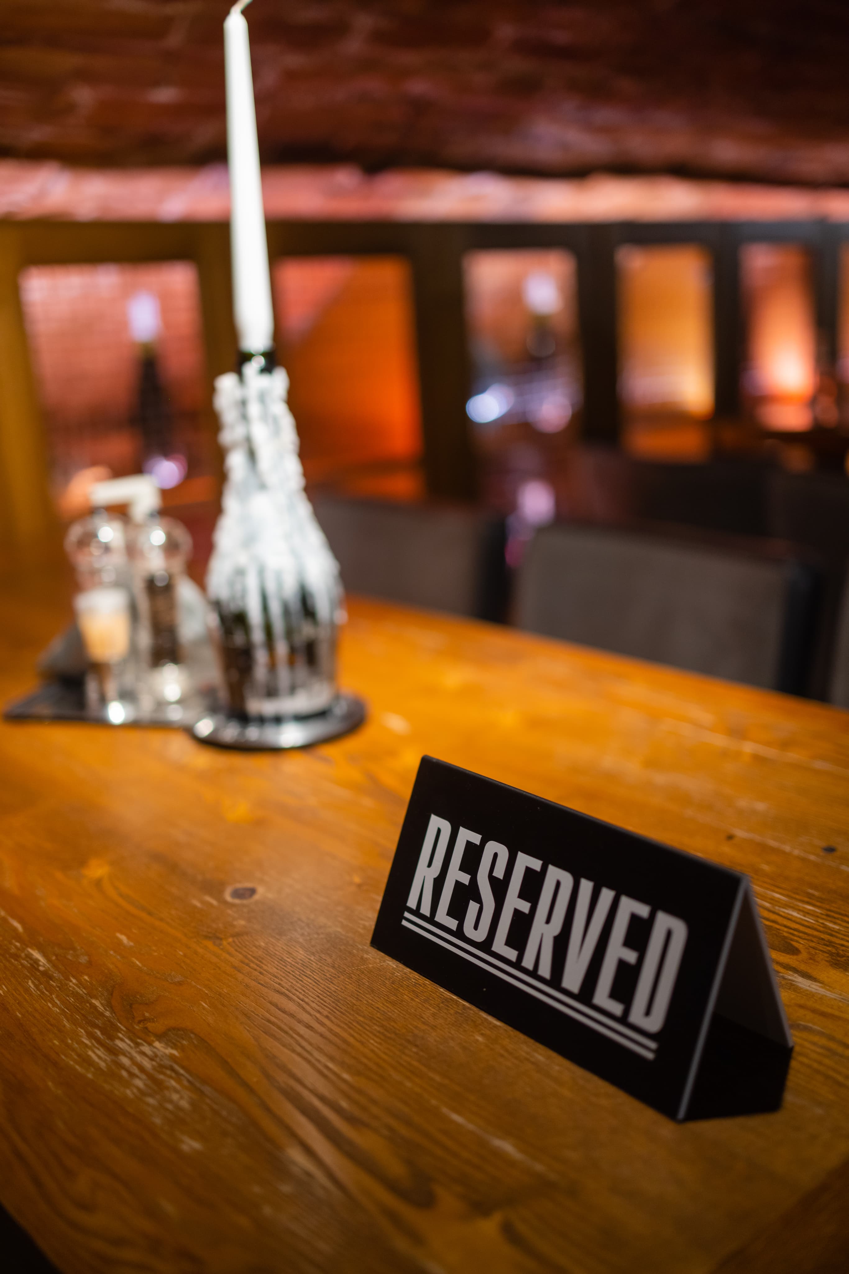 Reserved table